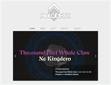 Tablet Screenshot of holodeckrecords.com